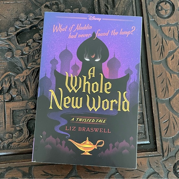 Disney Other - JUST IN A Whole New World: Twisted Tale Paperback Book Disney Fairytale Aladdin